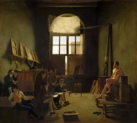 Atelier von David, 1814